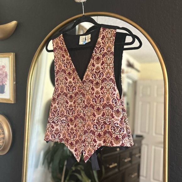 Vintage tapestry vest - Picture 1 of 6